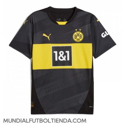 Camiseta Borussia Dortmund Segunda Equipación Replica 2024-25 mangas cortas